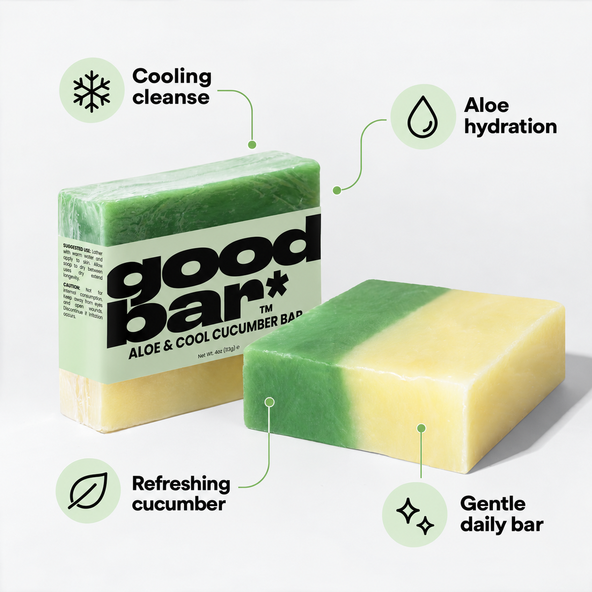 Aloe & Cool Cucumber Soap