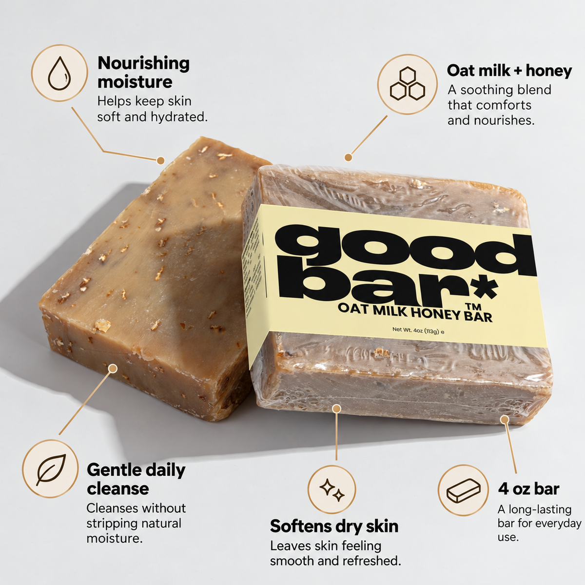 Oat Milk Honey Soap